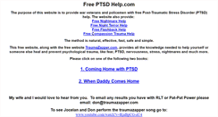 Desktop Screenshot of freeptsdhelp.com